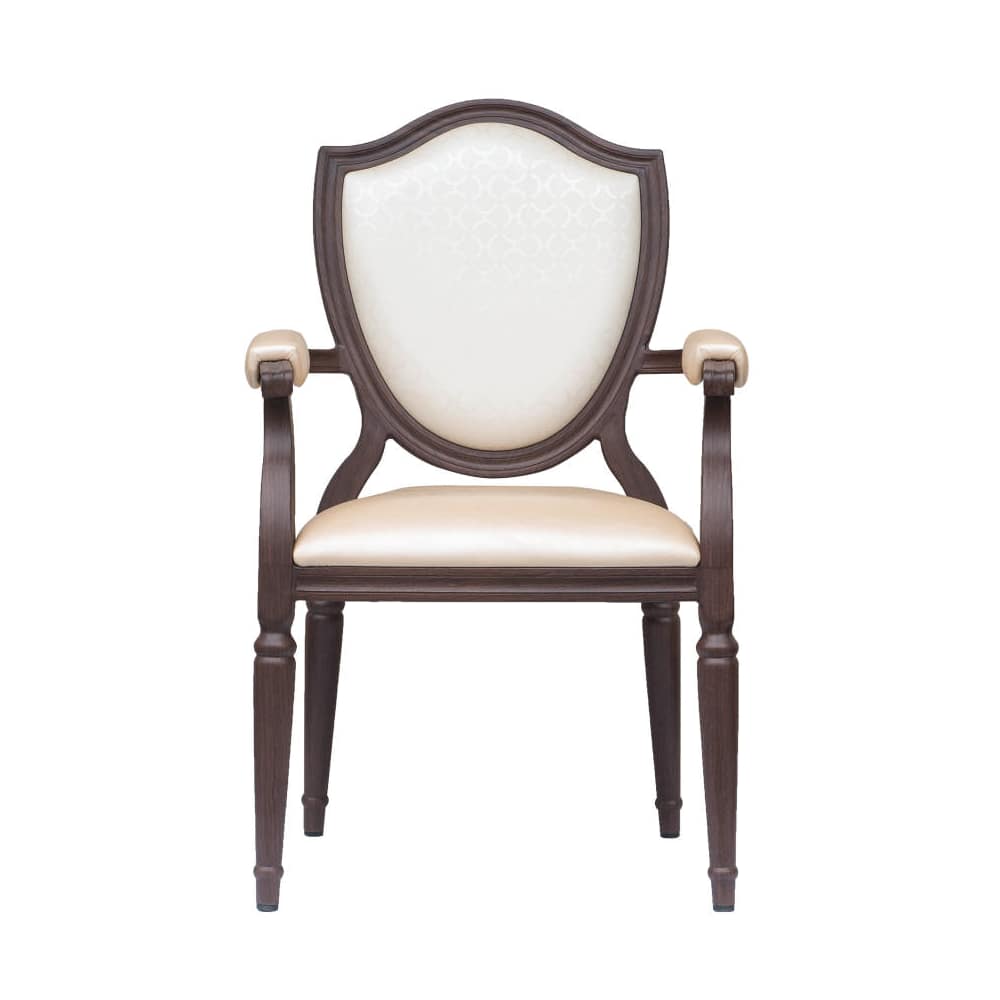 Amadeus padded aluminum | Armchair