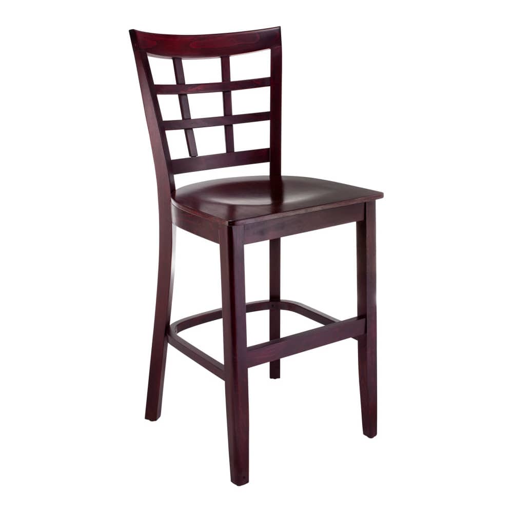 Wood bar stool