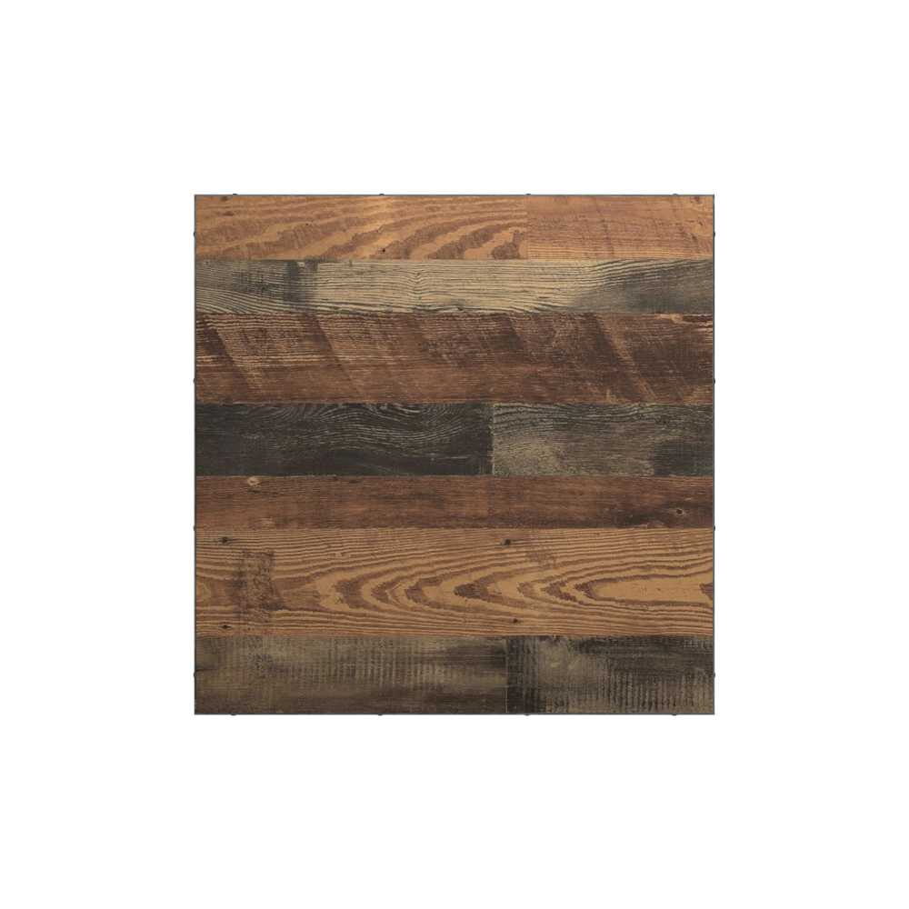 Custom Laminate Table Top with Industrial Steel Edge