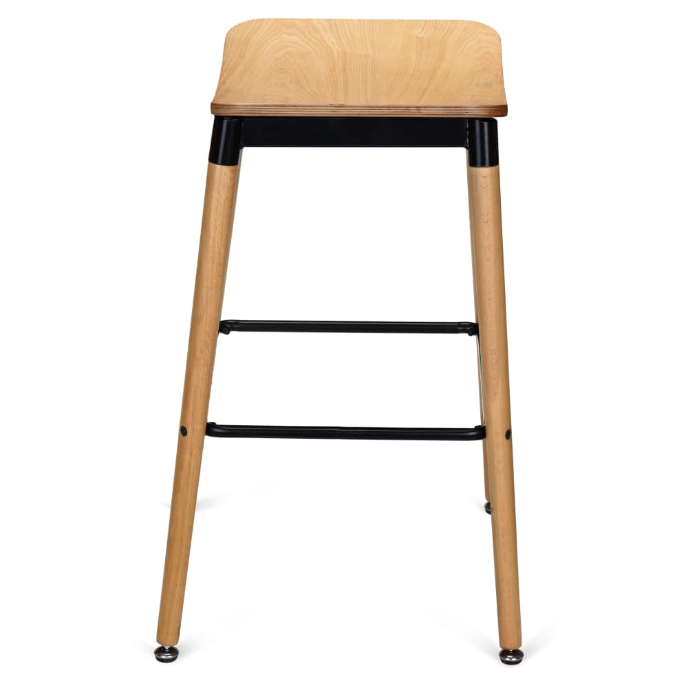 Slatted bar stool
