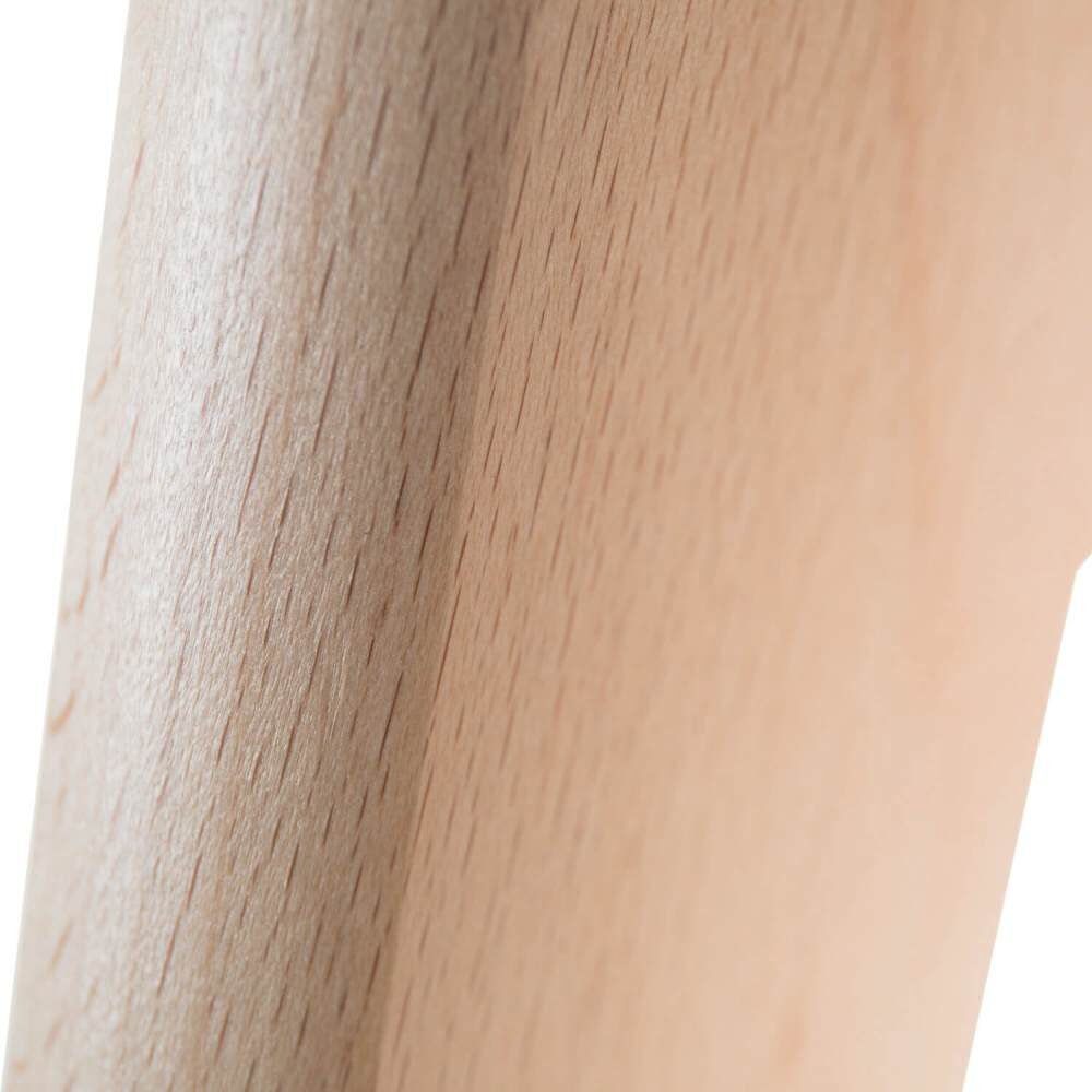 Nordic-Style Wood Chair in White