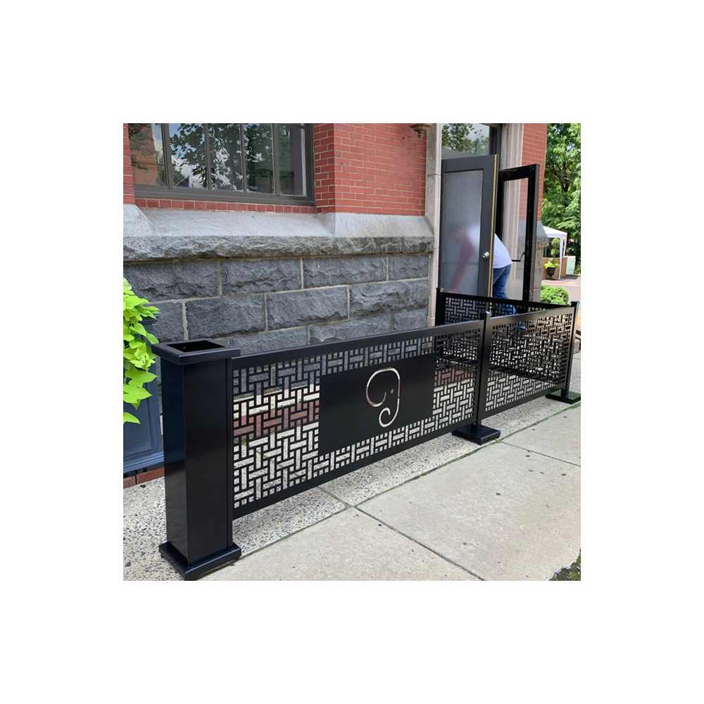 End with planter | Partition stand