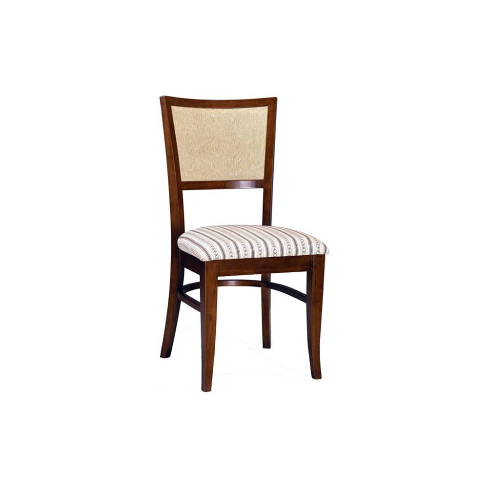 Jordan Fully Upholstered Wood Chair