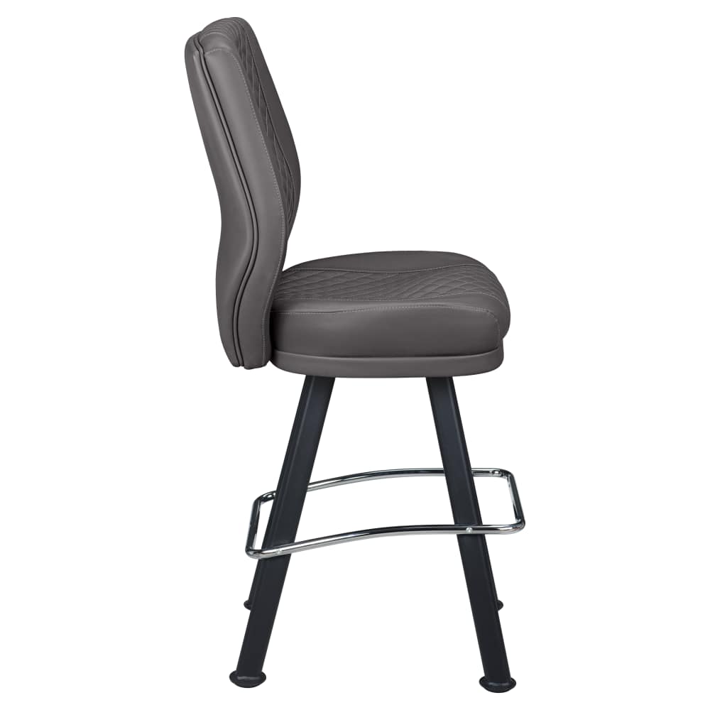 Tesoro Diamond back Bucket with Arched-Oval frame | Bar stool