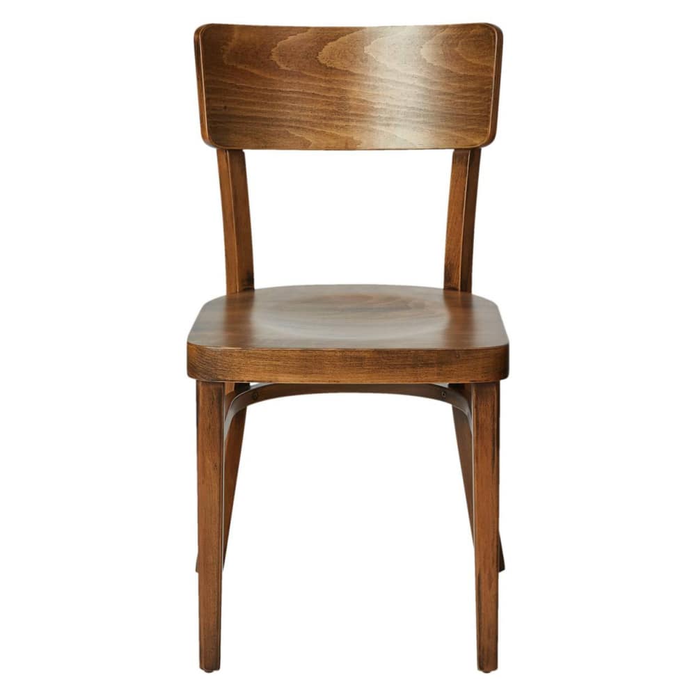 Xander wood curved back | Dining chair