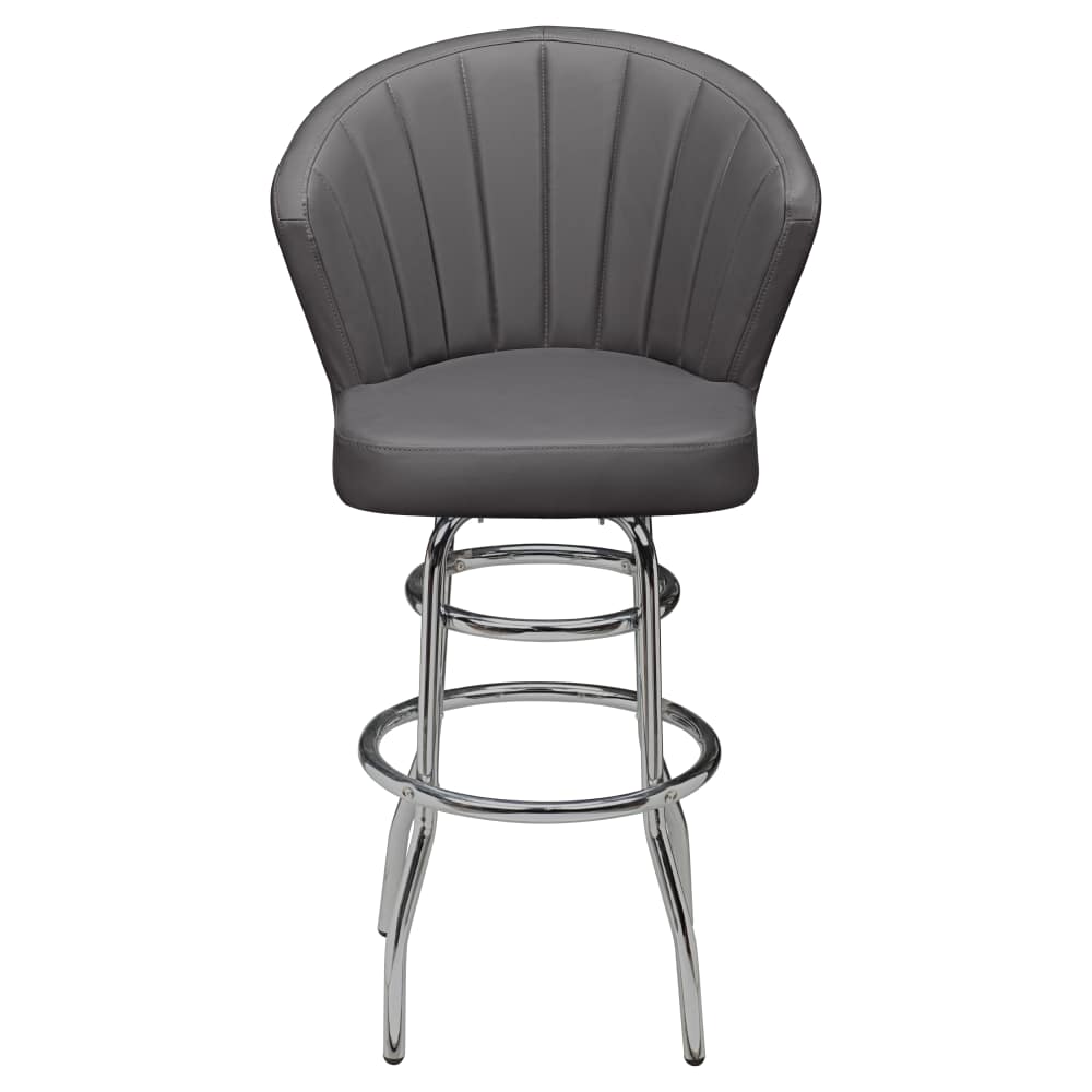 Aria swivel with chrome frame | Bar stool