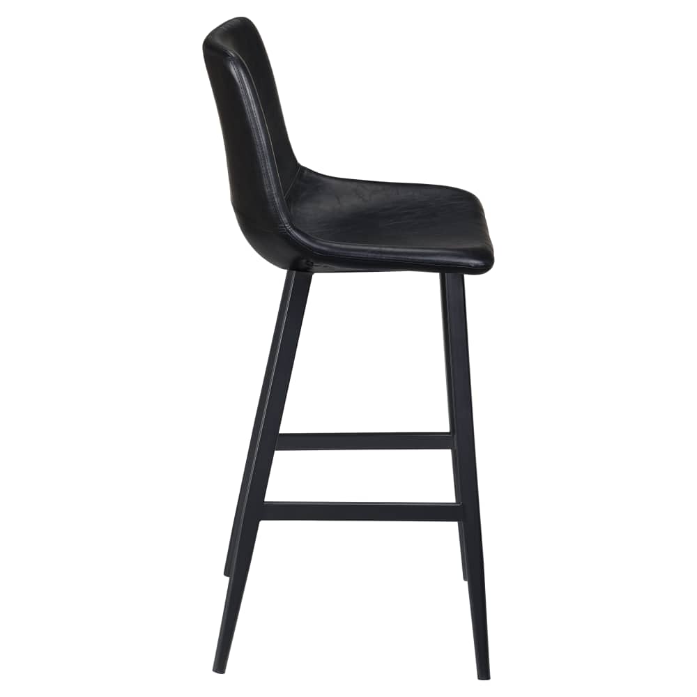 Luna metal with black finish | Bar stool