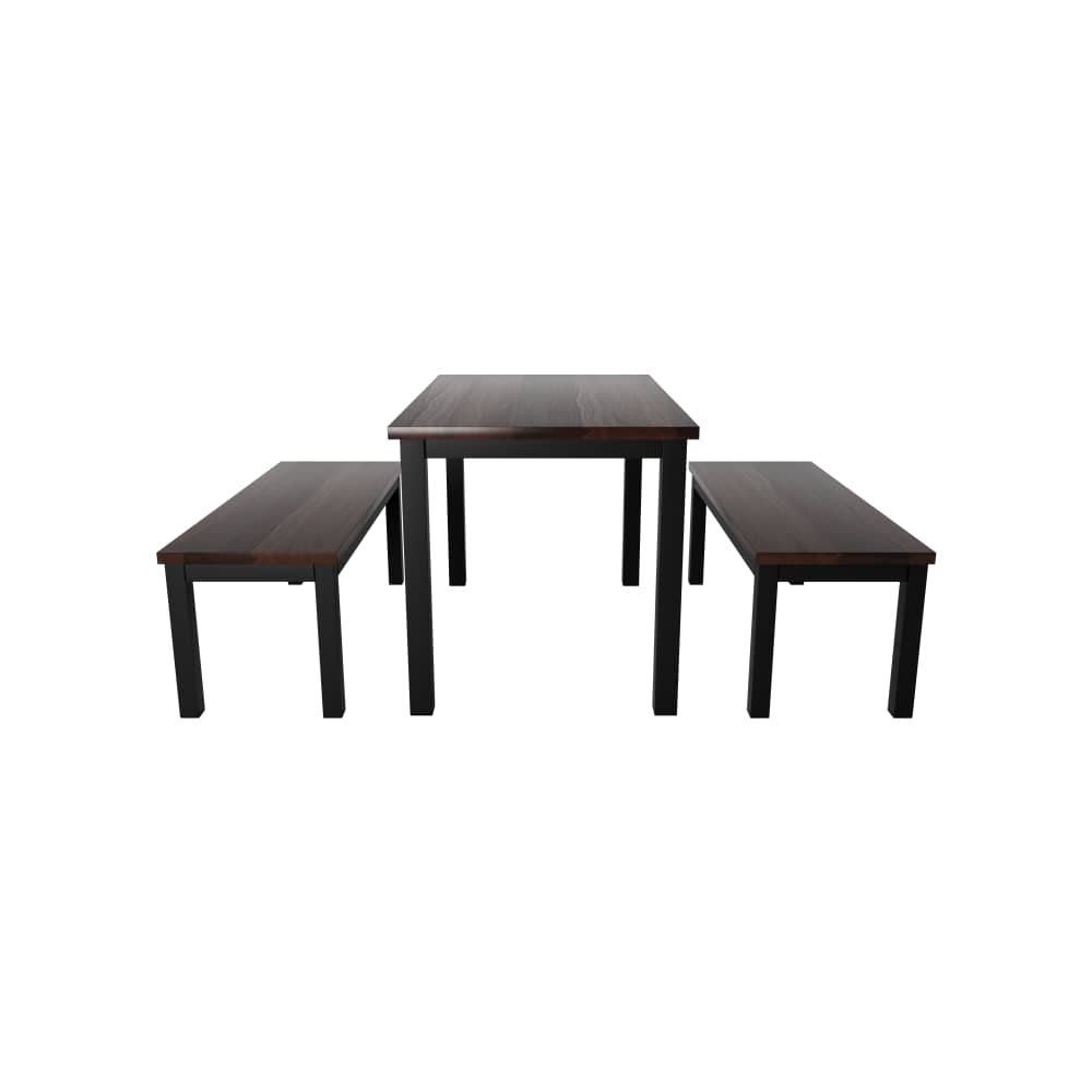 Ottis set of 2 Benches and solid wood table | Bench