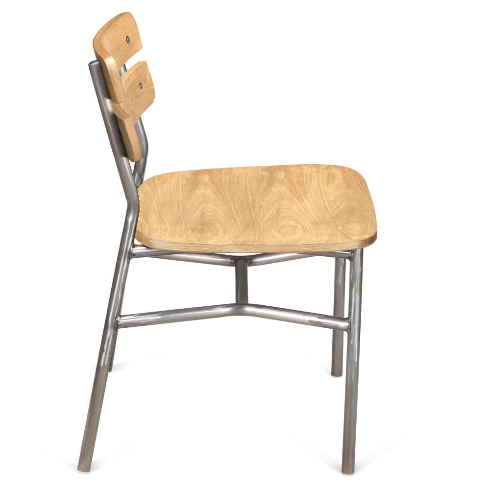 Palmer metal in clear Coat finish | Dining chair