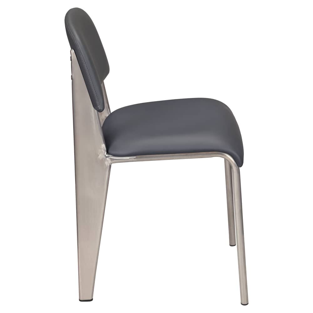 Nico Metal Chair in Clear Coat