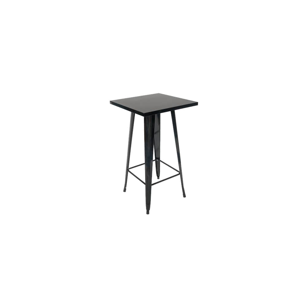 Metal dining table