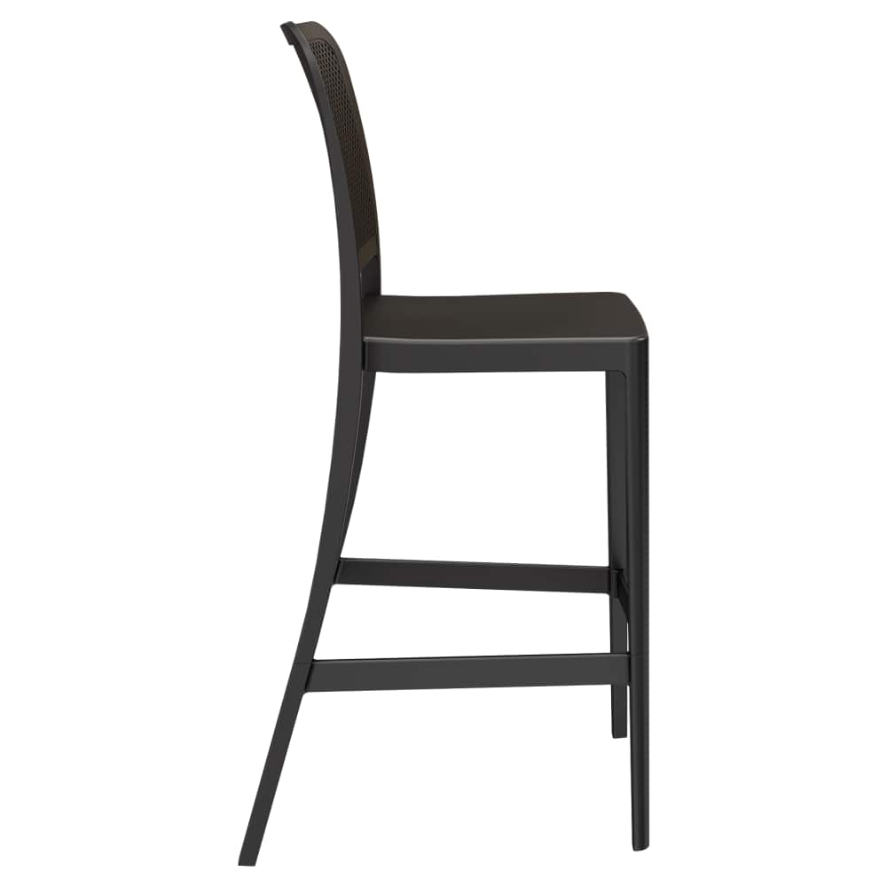 Rowan perforated outdoor resin | Bar stool